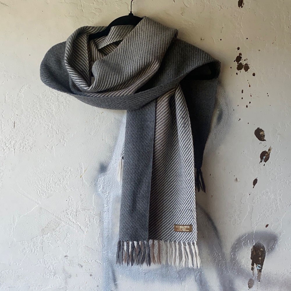 Sophisticated Two-Tone Men's Scarf